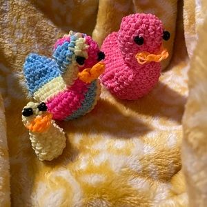 BIG duck rainbow loom figure